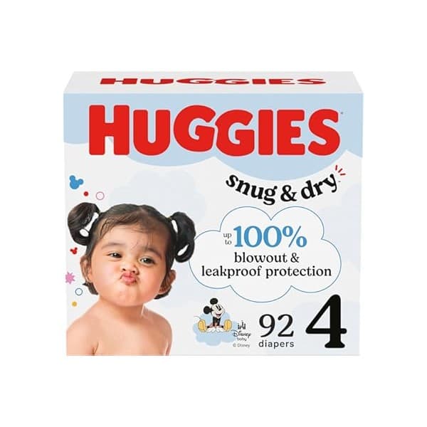 Score Big! Huggies Size 4 Diapers Deal on Amazon Today!