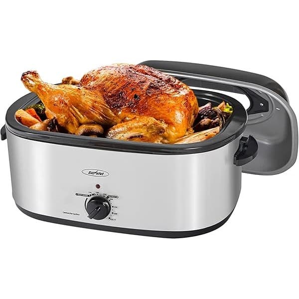 Score the Sunvivi Roaster Oven: Family Meals & Father's Day Feasts Made Easy!