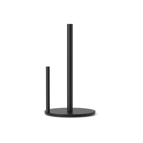 Mom's Pick of the Week: Paper Towel Holder Black, Premium Stainless Steel Kitchen Roll Dispenser, Countertop Roll Organizer with Weighted Base