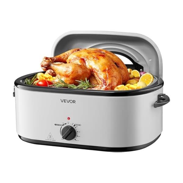 🔥 Deal Alert! VEVOR 26QT Roaster Oven: Your Family Kitchen's New MVP for Easy Meals & Holidays