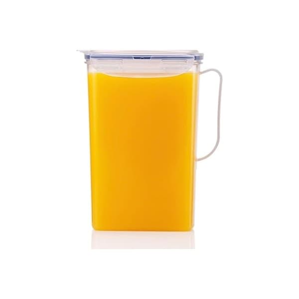 Baby Shower Gift Idea: LocknLock Aqua Fridge Door Water Jug | Clear Pitcher | BPA Free Plastic Pitcher with Lid | 2 Quart Pitcher with Lid for Water, Juice, Tea & More Beverages, Clear