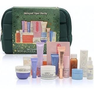 Is It Worth Buying: Sephora Skincare Must-Haves Set Holiday Gift Set: 15 Bestselling Mini & Deluxe Skincare Essentials for Glowing, Hydrated Skin