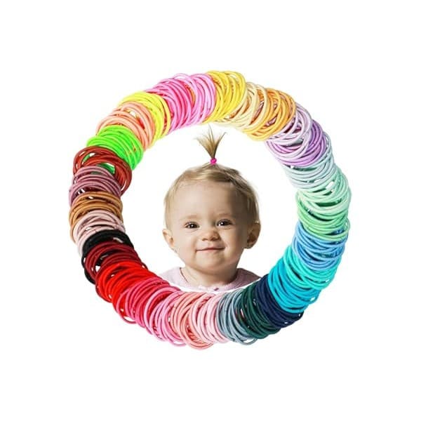 Deal Alert! 200PCS No Crease Baby Hair Ties for Toddlers & Infants