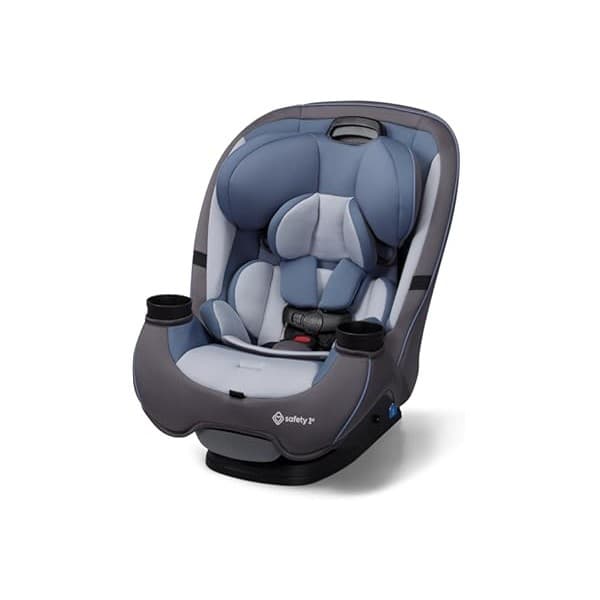 New Mom Must-Have: Safety 1st Grow and Go All-in-One Slim Convertible Car Seat, Rear Facing, 5-40 lbs, Forward Facing (30–65 lbs), High Back Booster Seat 40-100 pounds, Alaskan Blue