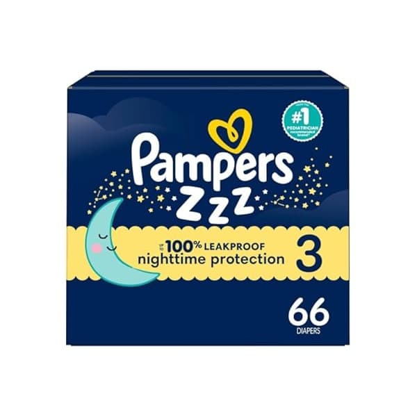 Is It Worth Buying: Pampers ZZZ Overnight Diapers, Size 3 (16-28 lbs), 66 Count, Nighttime Protection Disposable Baby Diaper, Night Time Leak and Skin Protection