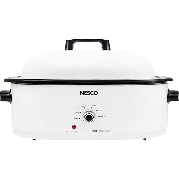 Toddler-Approved Amazon Find: Nesco MWR18-14 Roaster Oven, 18 Quart, White