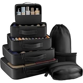 Perfect Gift Idea: 8 Set Packing Cubes for Travel,Luggage Organizers for Travel Accessories