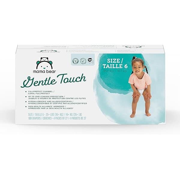 Stock Up! Mama Bear Gentle Touch Diapers Size 6 on a Sweet Amazon Deal