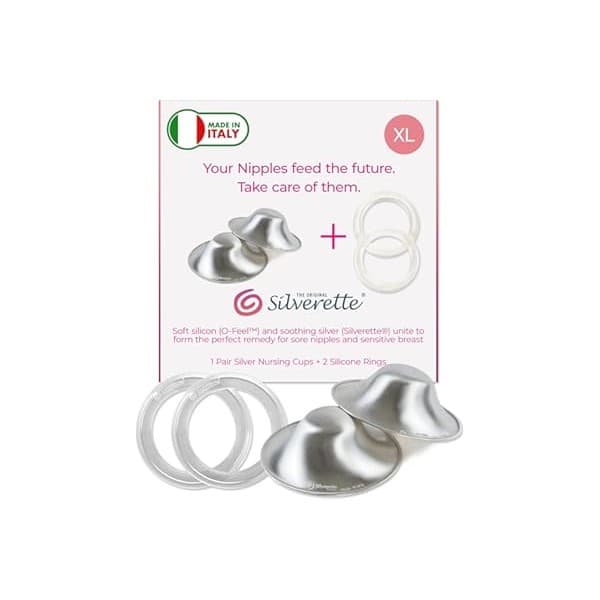 Is It Worth Buying: Silverette® The Original Silver Nursing Cups, Nipple Covers for Breastfeeding Essentials, Pure 925 Silver Nipple Shields