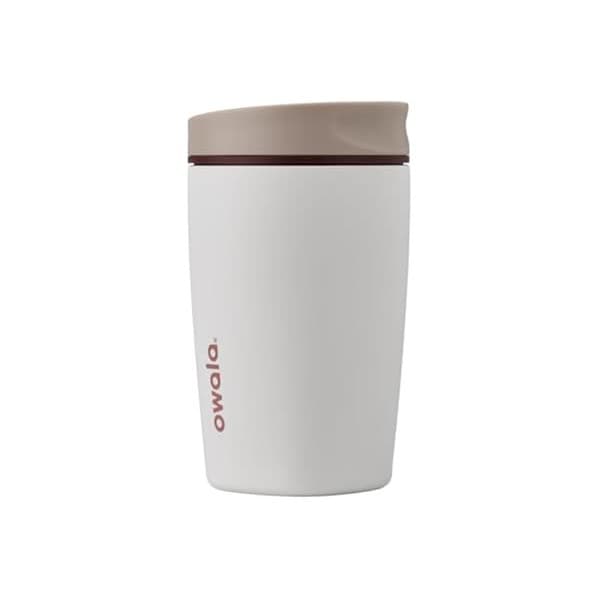 Hidden Gem Find: Owala SmoothSip Slider Insulated Stainless Steel Coffee Tumbler, Reusable Iced Coffee Cup, Hot Coffee Travel Mug, BPA Free 12 oz, Vanilla Bean