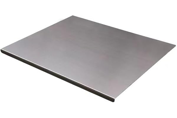 Limited Time Deal: Stainless Steel Cutting Boards for Kitchen, Kneading Cutting Board Mats, Metal Cutting Board for Meat, Fruits, Vegetables, Bread, and Baking Small Cutting Boards (40 x 30cm/15.7 x 11.8 in)