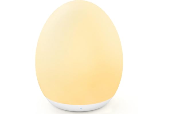 Hidden Gem Find: MediAcous Night Light for Kids, Baby Egg Light for Nursery, 7 Colors Changing & Stepless Dimming, Soft Silicone Touch Night Lamp with 1 Hour Timer, Rechargeable Nursery Night for Breastfeeding