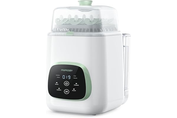 Momcozy KleanPal Pro Baby Bottle Washer, Sterilizer & Dryer - All-in-One Cleaning Machine for Bottles, Pump Parts & Baby Essentials - Time-Saving & Effortless Care