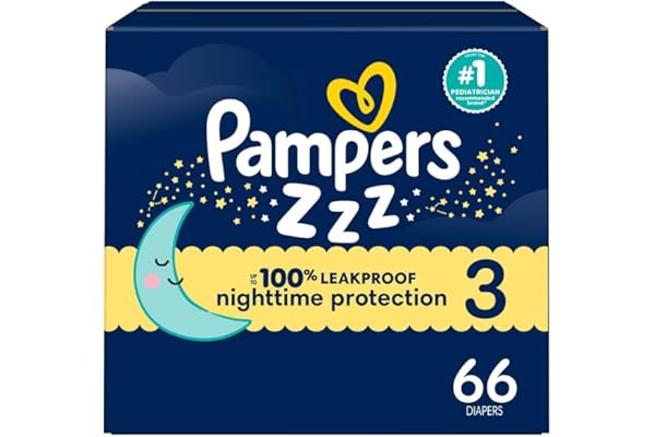 Is It Worth Buying: Pampers ZZZ Overnight Diapers, Size 3 (16-28 lbs), 66 Count, Nighttime Protection Disposable Baby Diaper, Night Time Leak and Skin Protection