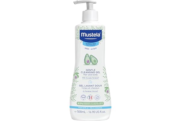 Amazon Deal Alert: Mustela Baby Gentle Cleansing Gel - Baby Hair & Body Wash - with Natural Avocado fortified with Vitamin B5 - Biodegradable Formula & Tear-Free - 1 or 2-Pack - Various Sizes