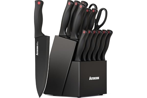 Astercook 15-Piece Knife Set: Mother's Day Kitchen Upgrade for Moms!
