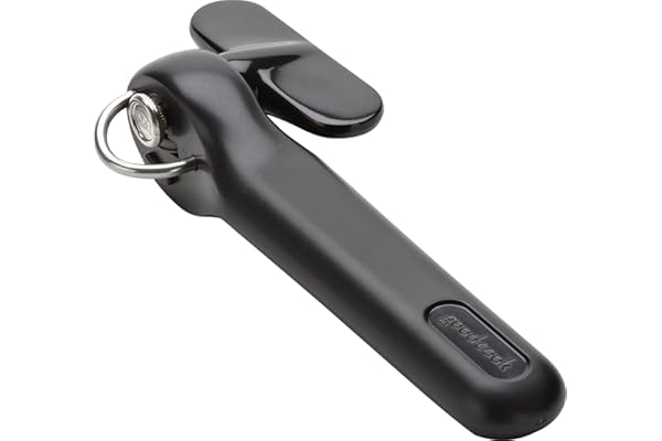 Pregnancy Hack: Good Cook Can Opener, Safe Cut Manual Can Opener, no Sharp Can Edges, Black