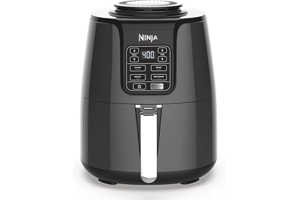 Mom's Pick of the Week: Ninja Air Fryer | 4 QT Capacity | 4-in-1 Roast, Crisp, Roast, Reheats, & Dehydrates | Dishwasher Safe Parts | 105°F-400°F | Includes 20 Easy & Healthy Recipes | 1550 watt | Grey | AF101