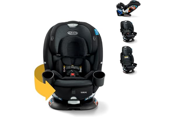 Hidden Gem Find: Graco Turn2Me 3-in-1 Rotating Convertible Car Seat, Cambridge, Rear-Facing Rotation Only, Forward-Facing Mode, Highback Booster Up to 100 lbs, Adjustable Headrest & Harness, Steel Reinforced Frame