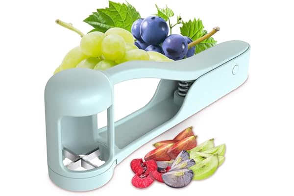 Amazon Deal Alert: Grape Cutter Tool, Kitchen Fruit Slicer for Toddlers – Grape Quarter Cutter Safe for Kids & Babies – Handheld Fruit Cutter for Grapes, Cherry Tomatoes, Strawberries, Blueberries & Small Fruits