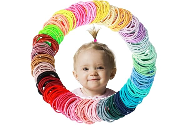 Deal Alert! 200PCS No Crease Baby Hair Ties for Toddlers & Infants