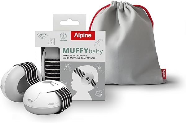Back in Stock Alert: Alpine Muffy Baby Ear Protection for Babies and Toddlers up to 36 Months - CE & ANSI Certified - Noise Reduction Earmuffs - Comfortable Baby Headphones Against Hearing Damage & Improves Sleep - Black