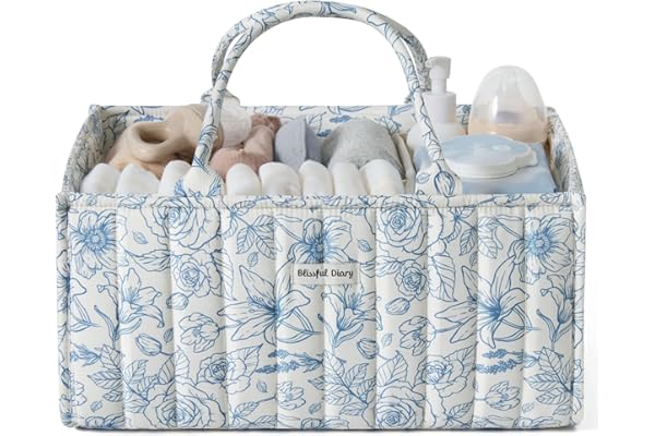 Deal Alert: Blissful Floral Diaper Caddy – A Stylish Mom & Baby Must-Have!