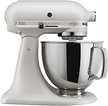 Artisan Series 5 Quart Tilt Head Stand Mixer with Pouring Shield KSM150PS, Milkshake