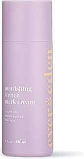 Evereden Nourishing Stretch Mark Cream (4 fl.oz): Clean & Vegan Cream for Pregnancy and Postpartum | Pregnancy Stretch Mark Prevention | Rich in Vitamins & Minerals | Valentine Gifts for Women