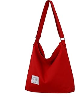 Is It Worth Buying: Large Size Canvas Shoulder Bag,Hobo Tote Handbag Crossbody Bags for Women