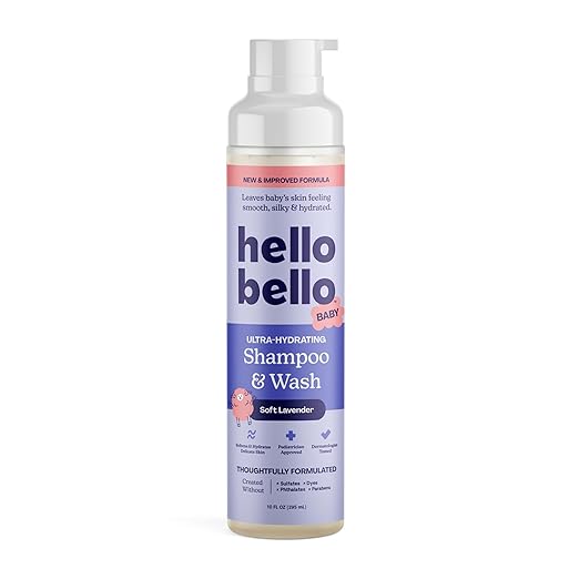 Hello Bello Plant-Based 2-in-1 Shampoo & Body Wash for Babies