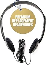 SuperEar Premium - Small Replacement Lightweight Headphones,Small, Portable and Comfortable Wired Headphones, Ideal for Pocket Talker Device and Sound Amplifiers