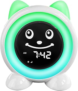 I·CODE OK to Wake Kids Alarm Clock,Toddler Sleep Training Clock with Night Light & Nap Timer for 2-10 Years Old Boys Girls