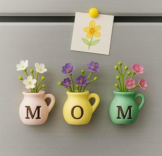 Amazon Deal Alert: Mini Vase Magnets for Fridge - Christmas Mom Gifts from Daughter, Unique Birthday Gifts for Mom from Son,
