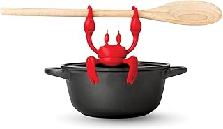 Hidden Gem Find: OTOTO Red The Crab Silicone Utensil Rest - Kitchen Gifts, Silicone Spoon Rest - Heat-Resistant Kitchen - Steam Releaser, Chopstick Rests & Holders