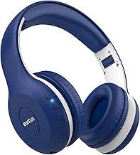 EarFun K2 Kids Bluetooth Headphones, Kids Headphones with Volume Limited, 40H Playtime, Built-in Mic, Stereo Sound, Foldable Over-Ear Headphone for School/Travel/iPad/Tablet, Blue