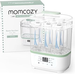 Momcozy Bottle Sterilizer and Dryer, 8-in-1 Electric Steam Baby Bottle Sterilizer for Baby Bottles, Baby stuffs & Breast Pump Accessories