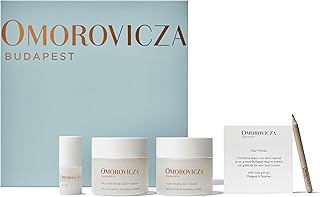 Omorovicza Night & Day Duo, AM/PM Anti-Aging Skincare Set with Cushioning Day Cream & Rejuvenating Night Cream to Firm, Plump & Restore Skin Hydration, Christmas Gifts & Stocking Stuffers