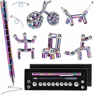 Magnetic Fidget Pen Teen Gifts - Valentines Day Gifts Easter Basket Stuffers For 13 14 15 16 17 18 Year Old Boys Girls,Cool Gadget Things Gel Pens Stress Relief Fidget Toy Office Desk Accessories