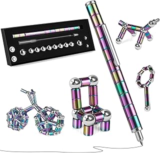 This Solves the Problem: LARAH Color Fidget Pen Toy, Sensory Tool EDC Fidgeting Game for Adults, Cool Gadget Best for Stress and Anxiety Relief and Kill Time,Novelty Gifts for Teen and Adults