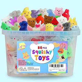 Amazon Deal Alert: 80Pcs Party Favors for Kids 4-8, Kawaii Squishies Mochi Squishy Toy Bulk Fidget Sensory Toys Birthday Gifts for Boys Girls, Easter Basket Stuffers Egg Fillers Treasure Box Classroom Prizes Goodie Bag