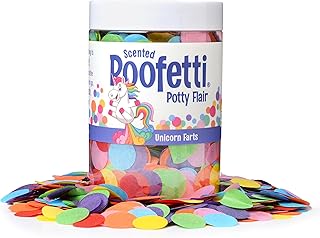 Poofetti Potty Flair - Scented Potty Training Party Toilet Confetti from PrimaStella (Unicorn Farts Scent)