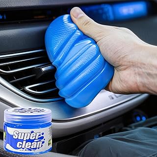 Car Cleaning Gel Car Clean Detailing Putty, Universal Car Interior Cleaner Slime, Car Putty Auto Detailing Tools Accessories, Dust Remover Perfect Cleaning Kit Supplies, Gifts for Men Women-5.6oz