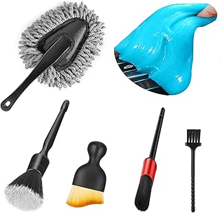Hidden Gem Find: Car Interior Duster Detail Brush Cleaning Gel Kit, Soft Dash Vent Dusting Slime Putty Detailing Brushes Accessories Essentials Supplies Tools for Auto,Truck,SUV,RV