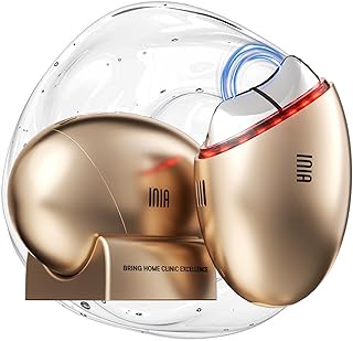 INIA 7-in-1 Red Light Therapy for Face and Neck Gua Sha Facial Massager Tool Device with Thermal and Cryo Mode for Puffiness & Firming Skincare Tool