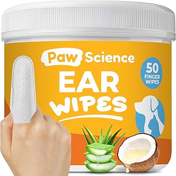Amazon Deal Alert: Dog Ear Cleaner Wipes – Finger Wipes for Dogs & Cats – Cleaning, Soothing, & Deodorizing Itchy Ears – Pet Ear Relief Solution (Coconut)