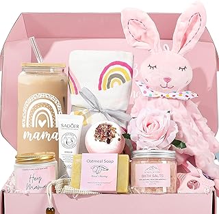 iAOVUEBY New Mom Gifts & Baby Girl Gifts, Baby Shower Gifts for Mom to Be, Pregnancy Gifts for Expecting Mom, First Time Mother's Day Gift for New Mom, Pregnancy Gifts for Women and Baby
