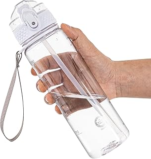OLDLEY 17oz Kids Water Bottle for School - Motivational With Silicone Straw, Leak-Proof Tritan BPA-Free, Reusable for Girls Boys, Clear