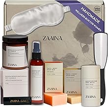 ZAAINA Wellness Spa Package - Relaxing Spa Gifts for Her, Mother's Day Gift Basket for Mom, Self Care Kit for Mom Wife Friend, , Pampering Home Spa Gift Basket, Birthday Gifts for Women