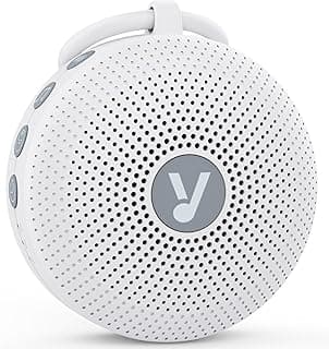 Portable Sound Noise Machine for Baby Kids Adult with 21 Natural Soothing Sounds, Memory Function, 32 Levels of Volume, Powerful Battery, Noise Canceling, Sleep Sound Timer Therapy for Home, Travel